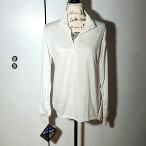 Dupont Duofold X Gear- White Longsleeve Zip  Performance Shirt CoolMax Sz.Medium